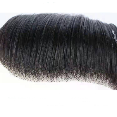 Super PU Skin Hair Topper 100% Human Hair Right Toupee Design с невидимой передней петлей в виде V