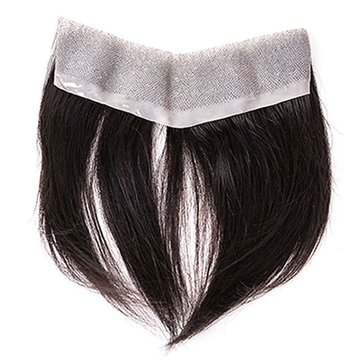 Super PU Skin Hair Topper 100% Human Hair Right Toupee Design с невидимой передней петлей в виде V
