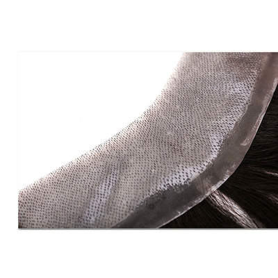 Super PU Skin Hair Topper 100% Human Hair Right Toupee Design с невидимой передней петлей в виде V