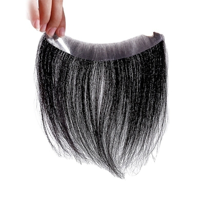 Super PU Skin Hair Topper 100% Human Hair Right Toupee Design с невидимой передней петлей в виде V