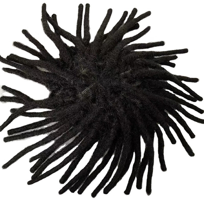 Remy Hair Full Swiss Lace Base Dreadlock Toupee 60% плотности человеческие волосы для мужчин
