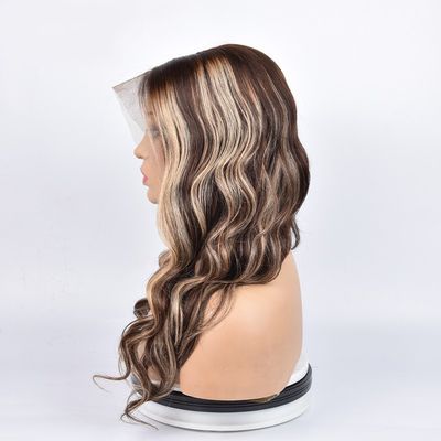 Полная кутикула бразильские волосы HD 13*4*1 кружевные лобные человеческие волосы парики для естественного вида