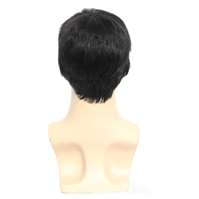 360 Natural Pre Pluck Short Closure Мужской парик Мягкий и блестящий Полная кутикула Преимущество