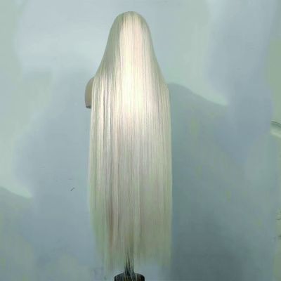 Европейские волосы 40-дюймовые предварительно вырванные кутикулы выровненные кружева фронтальные человеческие волосы парики